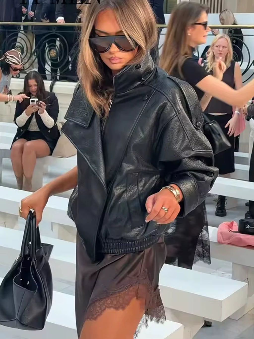  Chic Black Faux Jacket 